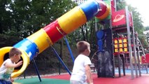 Playground Fun for Children - Kids fun Family Park with Slides Twisted-off tubing for children-Ie