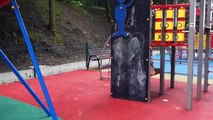 Playground Fun for Children - Kids fun Family Park with Slides Twisted-off tubing