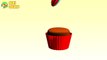 Learn COLORS With 3D CUPCAKES For Ki