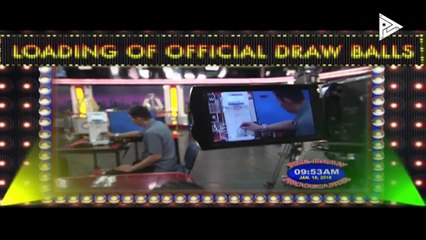 PCSO 11 AM Lotto Draw, January 18, 2018