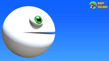 Learn COLORS With 3D ICE CREAM And PACMAN For Kids Babies Toddlers-RWiRc7L9XPY