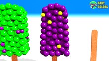 Learn Colors With Magic 3D Ice Cream M&M Balls For Kids Children Babies-WGb8XcYuLLA