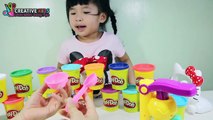 Làm kem làm bánh bằng đất sét Playdoh - Đồ chơi trẻ em | Creative Kids