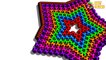 Learn Colors with a lot of Soccer Balls and 3D Star for Kids Toddlers