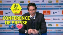 Conférence de presse Paris Saint-Germain - Dijon FCO (8-0) : Unai EMERY (PARIS) - Olivier DALL'OGLIO (DFCO) / 2017-18