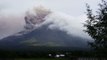 Mayon Volcano Continues to Spew Steam and Ash Above Legazpi City