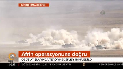 OBÜS atışları yapıldı