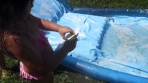Baby nice day with slide and slime for kids children toddlers Meke slideshows-qtHaCP