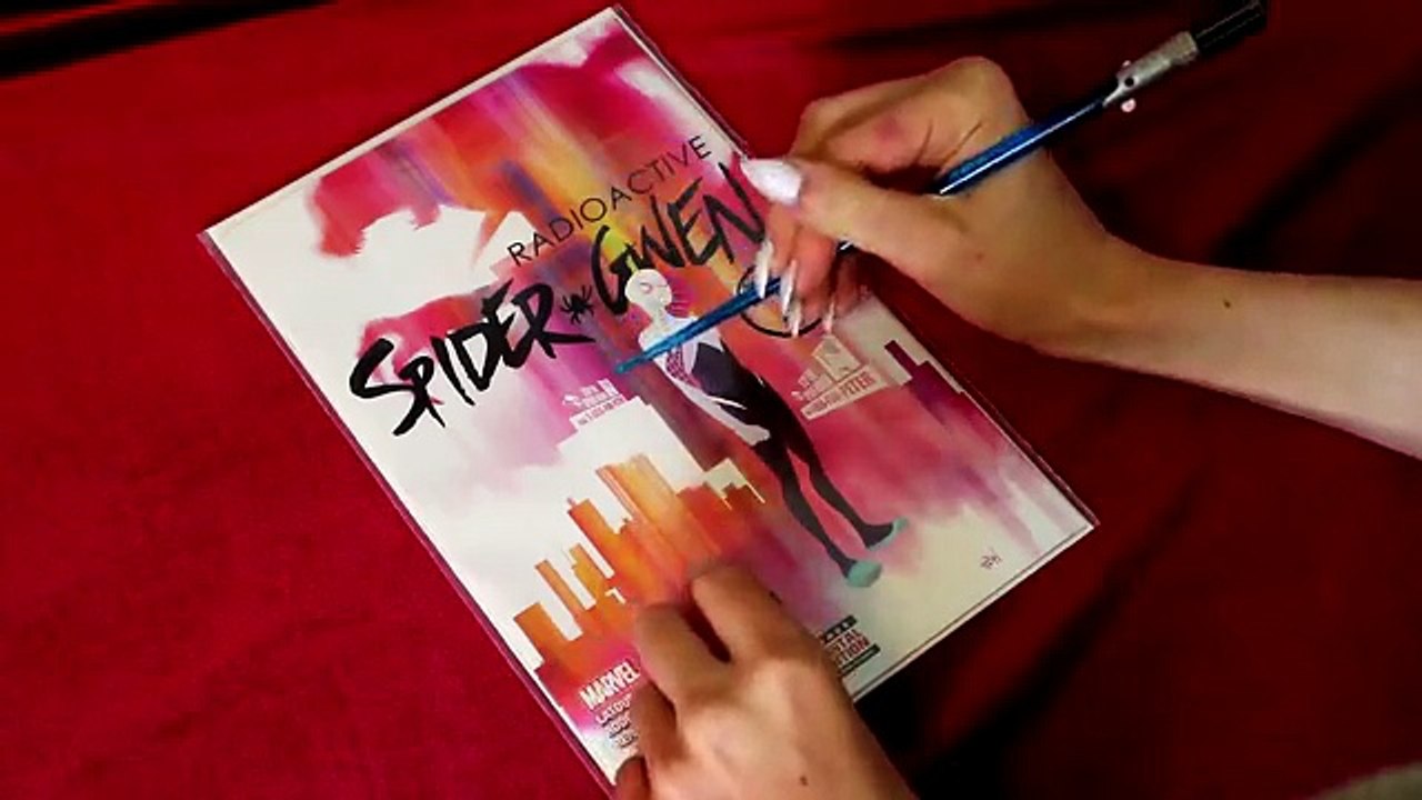 Spider-Gwen Cosplay + Comic ((( ASMR )))