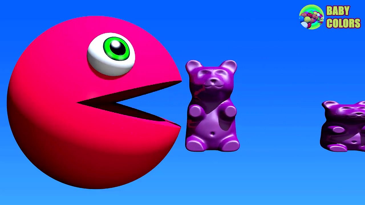 ⚽ Learn Colors with 3d Pacman Compilation for Kids To - video Dailymotion