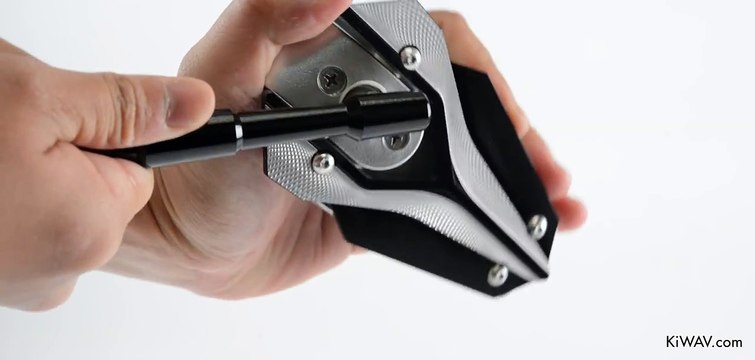 Motorcycle Mirrors Viper Black Adjustable Sportsbike with Chrome Mirror Base | KiWAV