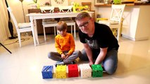 Learn Colors with LEGO Surprise Toys BOX Family Fun Time
