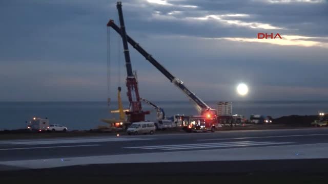 Trabzon - Uçak İçin Kurtarma Operasyonu Başladı