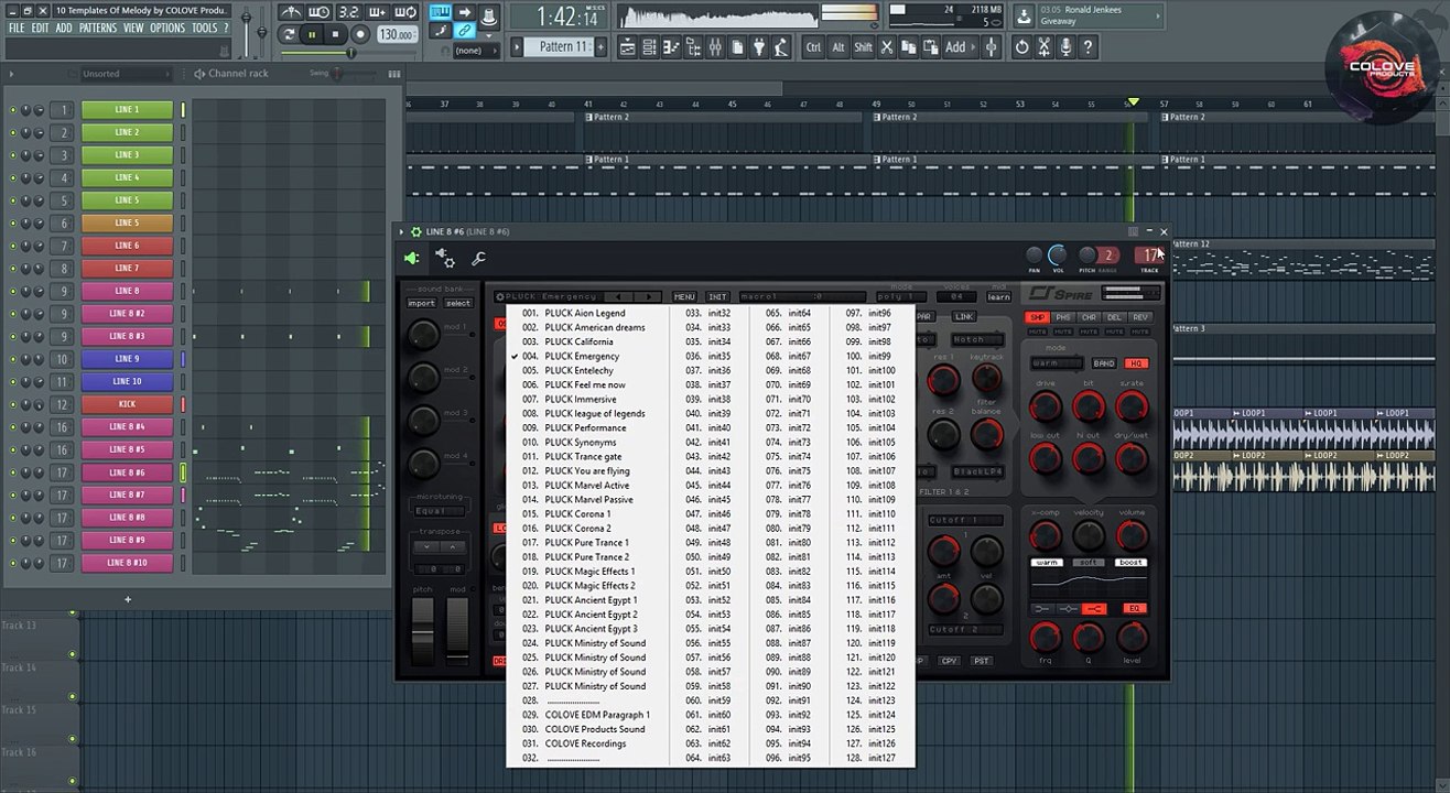 COLOVE EDM Paragraph 1 for Spire (Melodies Preview)
