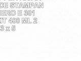 INCHIOSTRO PER RICARICA CARTUCCE STAMPANTI hp 301 NERO E 301 COLORE KIT 400 ML 250 n  3 x