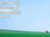 Printing Pleasure Sostituzione per HP 57 Colori Cartuccia dinchiostro compatibile per HP