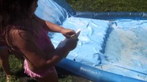 Baby nice day with slide and slime for kids children toddlers Meke slideshows-qtHaC