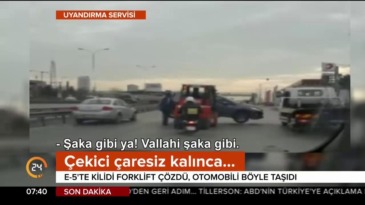 Trafik kitlendi