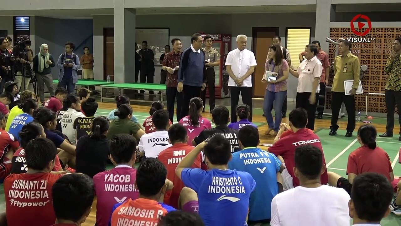 Wakapolri sebagai CdM Kontingen Indonesia Kunjungi Pelatnas PBSI