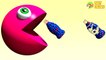 Learn COLORS With 3D Colored M&Ms Bottles And PACMAN For Kids Toddlers Babies-Kwk2zjU_FQ0