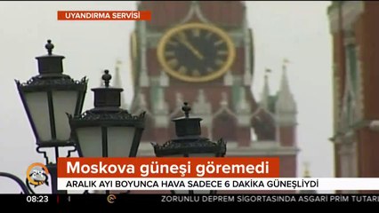 Aralık ayında sadece 6 dakika güneş gördü