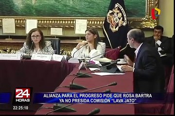 下载视频: APP pide al Congreso que Rosa Bartra deje la presidencia de la Comisión Lava Jato