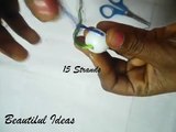 How to Make Silk Thread Peacock Designer Jhumkas / Earrings at Home
