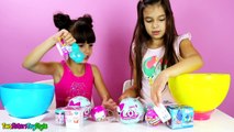 Giant Slime Surprise Eggs Gross Noise Putty Slime - Gooey Fart Putty - Hidden Toys Blind Bags