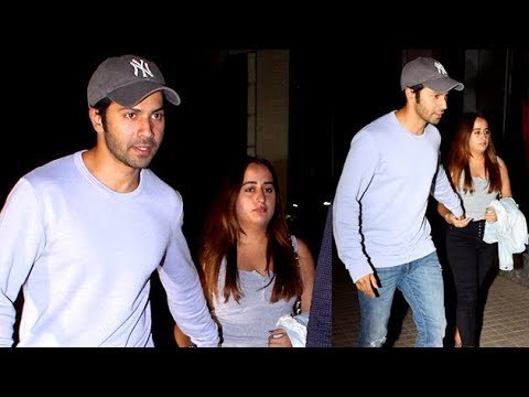 Varun Dhawan Spotted With Girlfriend Natasha Dalal