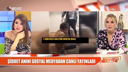 Şiddet anını sosyal medyadan canlı yayınladı