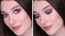 Purple Smokey Makeup Tutorial By Nour Zay | مكياج سموكي بنفسجي مع نور زاي