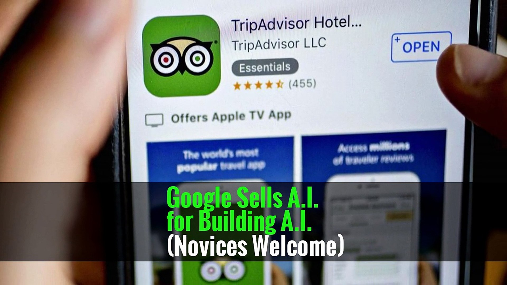 Google Sells A.I. for Building A.I. (Novices Welcome)