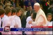 Papa Francisco en Perú: restricciones vehiculares preocupan a limeños