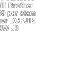 MultiPack 4 Cartucce Compatibili Brother LC985 LC39 per stampanti Brother DCPJ125  J140W