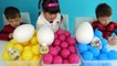 Balls Kids Eggs and Fun Family Funny Video for Kids with Kinder Suprise and SpongeBob Eggs-0jEr