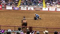 Cowboy RODEO! Riding Bulls n' Horses   Sheep at Fort Worth Stockyards Our First Rodeo Hobb
