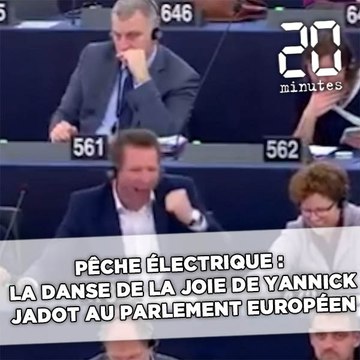 Pêche électrique: La danse de la joie de Yannick Jadot au Parlement européen