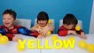 Balls Learning Colors with Kids and Surprise Eggs Learn colors and open eggs sur