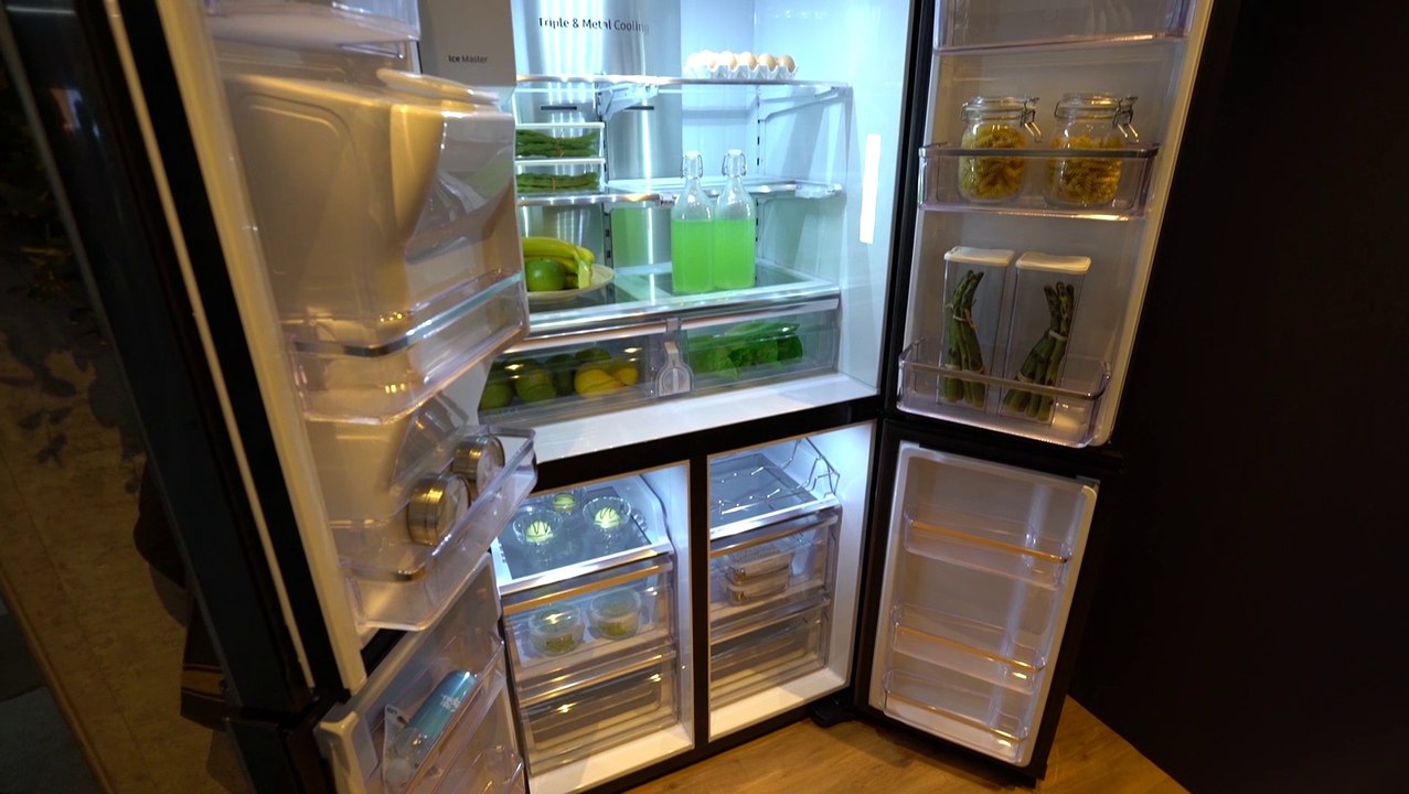 CES 2018 : Présentation du nouveau réfrigérateur intelligent Samsung