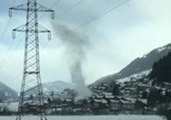 'Gustnado' Swirls Through Austrian Mountain Town