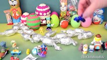 Kinder Surprise Eggs Play-Doh Eggs Easter Eggs Minnie Mouse Hello Kitty Spiderman