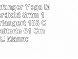 MMDP Anfänger Yoga Matten Verdickt 8mm  10mm Verlängert 183 Cm Verbreiterte 61 Cm TPE