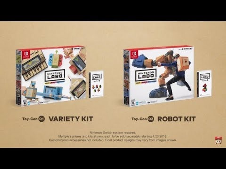 Nintendo Labo : Un jeu mêlant jeu vidéo et construction dévoilé