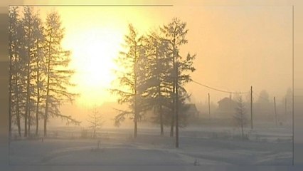 Na aldeia mais fria do Planeta, os banhos ao ar livre dão saúde