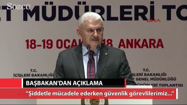 Başbakan Binali Yıldırım’dan polislere ‘hukuk’ uyarısı