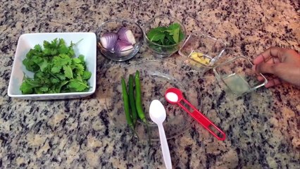 Chaat Green Chutney - Indian Samayal