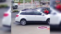 Une femme prête à tout pour empêcher un voleur de lui prendre sa voiture (vidéo)