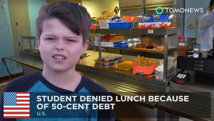 Texas middle school student denied lunch for 50 cent debt