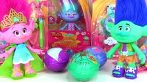 TROLLS Movie Chocolate Eggs, Poppy Branch Guy Diamond, Play Toy Sets, Hug Time Bracelet Song / TUYC