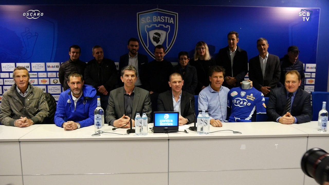 Conférence de presse de l'association SC Bastiais